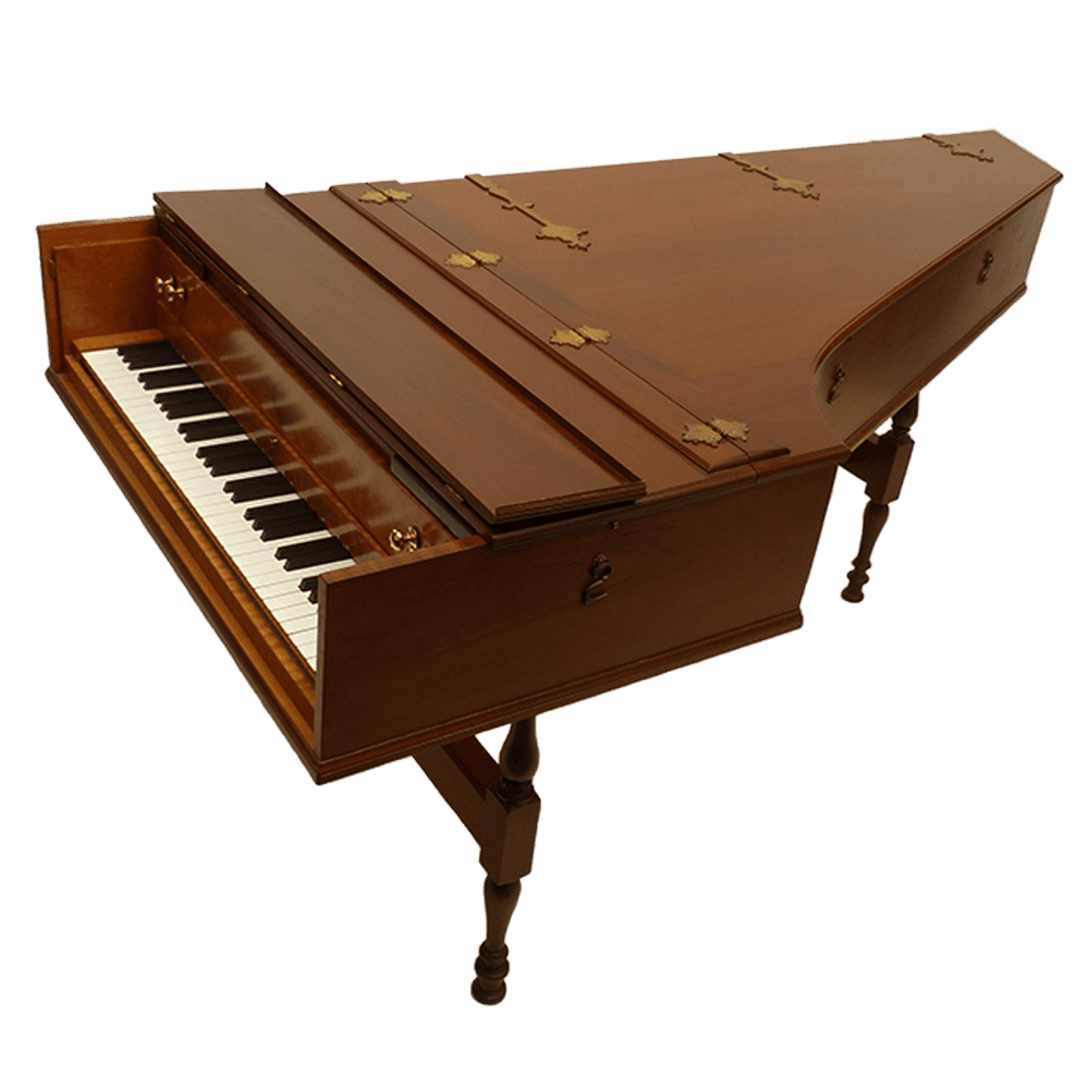 John Morley Single Manual Harpsichord after Culliford Mahogany c2005