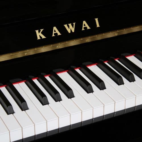 Kawai K-15E Modern Upright Piano Black c2023