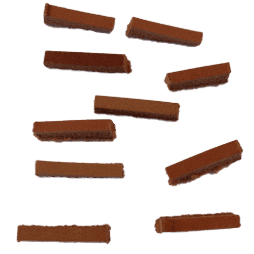 Leather plectra for Harpsichords, Spinets and Virginals per 10