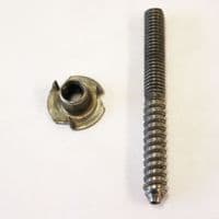 Legs screws - duel ended metal to wood with insert