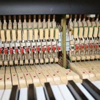 Monington and Weston 108cm Modern Upright Piano Black c2010