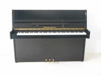 Monington and Weston 108cm Modern Upright Piano  Black Polished  c2018
