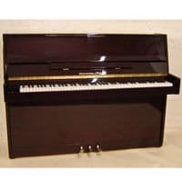 Monington and Weston 108cm Modern Upright Piano Dark Mahogany c2018