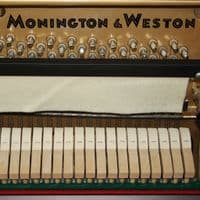 Monington and Weston 110cm Upright Piano Mahogany c2003