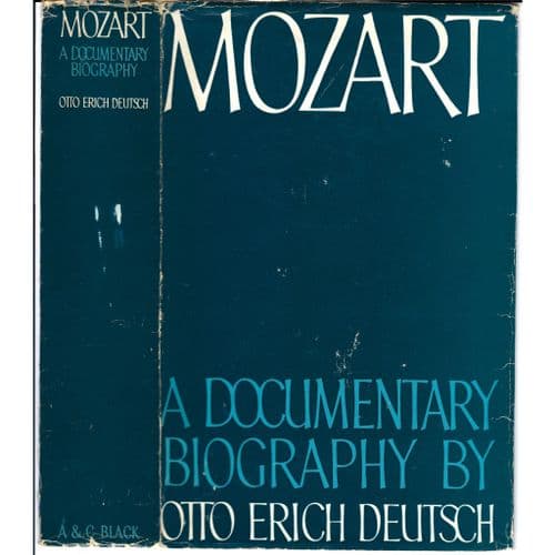 Mozart: A Documentary Biography by Otto Erich Deutsch, book secondhand