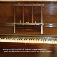 Music Desk (folding) for traditional upright piano