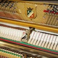 Petrof 106cm upright piano Mahogany c1989