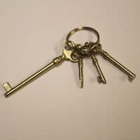 Piano Keys for piano locks - set of 4