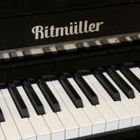 Ritmuller RS122 Traditional Upright Piano Black New