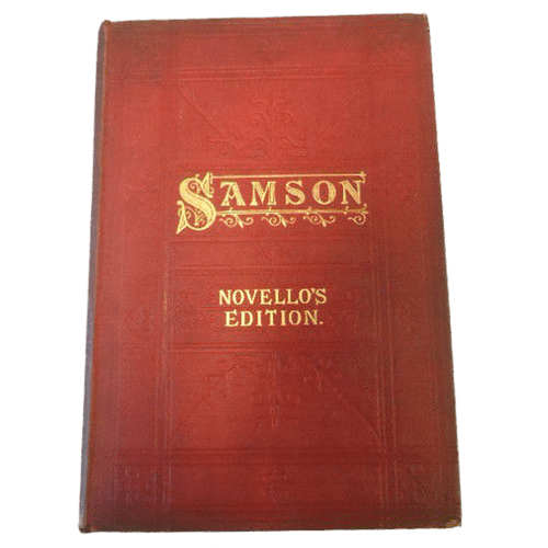 Samson by G.F.Handel - Novello's Edition