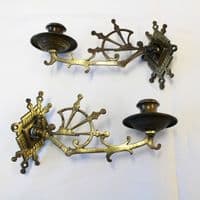 Sconces - Ships Wheel decorative brass sconces antique