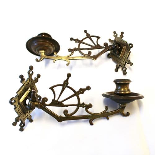 Sconces - Ships Wheel decorative brass sconces antique