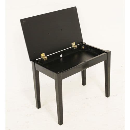 Solo Box Stool with music storage Black SH
