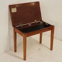 Solo Box Stool with music storage Mahogany SH