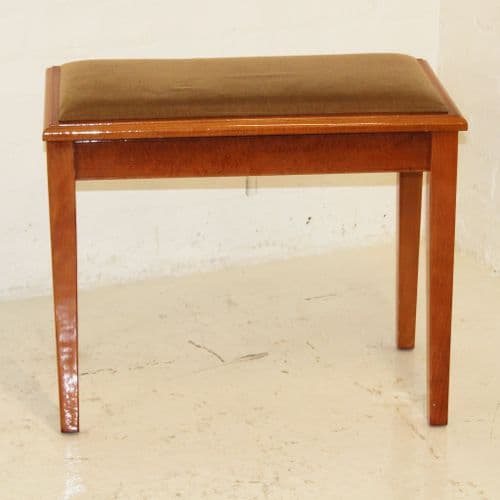 Solo Box Stool with music storage Mahogany SH