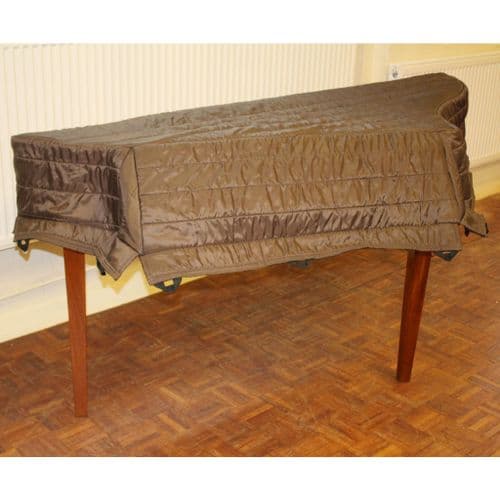 Spinet Transit Cover Brown Quilted