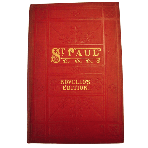 St Paul by F Mendelssohn Bartholdy - An oratorio - Novello's Edition