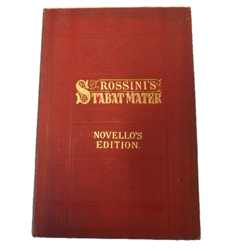 Stabat Mater by Rossini - Novello's Edition