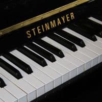 Steinmayer 110cm Traditional Upright Piano Black c2009