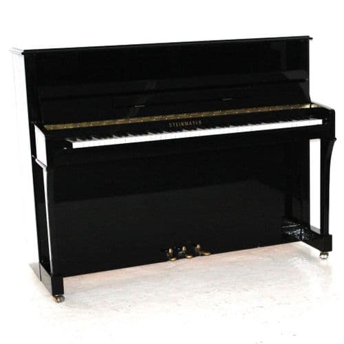 Steinmayer 110cm Traditional Upright Piano Black c2009