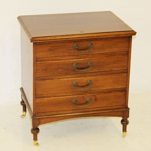 Stone 4 drawer music cabinet, vintage