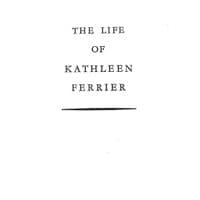 The Life of Kathleen Ferrier by Winifred Ferrier