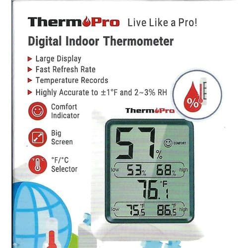 ThermoPro TP50 Digital Thermo-Hygrometer