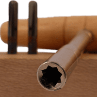 Tuning Hammer (Standard shank) for Harpsichords and Clavichords with wooden handle New