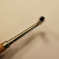 Tuning Lever for oblong head tuning pins with wooden handle
