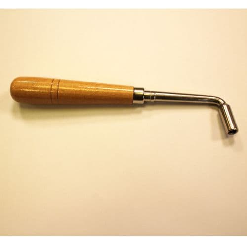 Tuning Lever for oblong head tuning pins with wooden handle