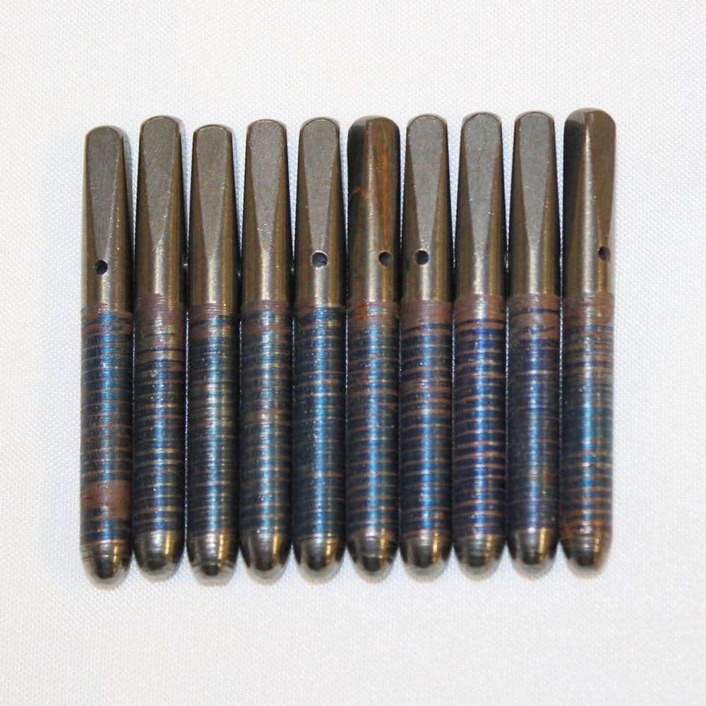Tuning pins x 10 5 x 44mm blued new