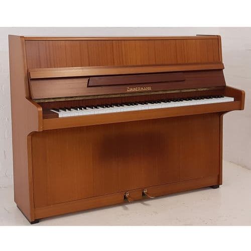 Zimmermann 110cm Modern Upright Piano Mahogany c1978