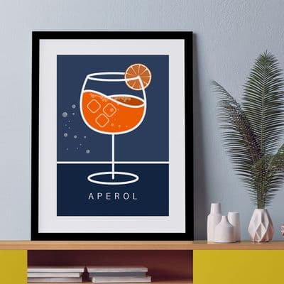 Aperol Cocktail Drink Art