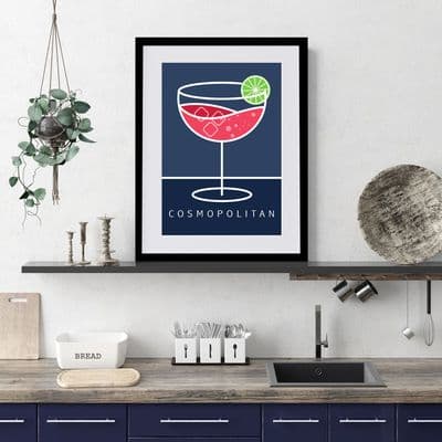 Cosmopolitan Cocktail Drink Art