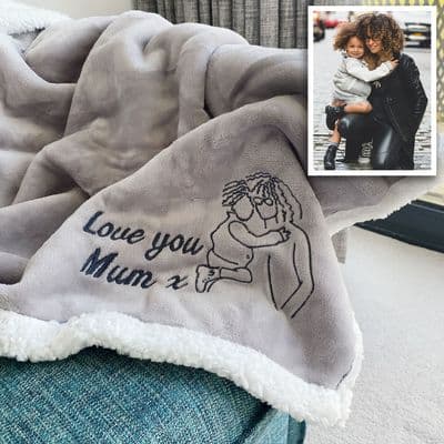 Embroidered Photo Blankets