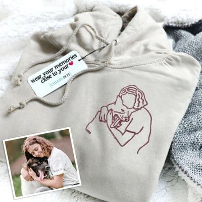 Embroidered Photo Hoodies