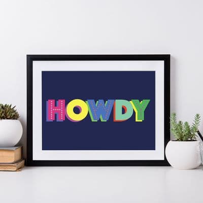 Howdy Print