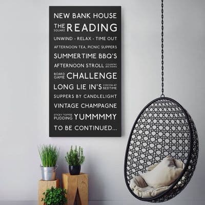 Personalised Best Memories Canvas