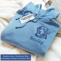 Personalised Embroidered Dog Hoodie