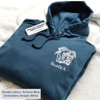 Personalised Embroidered Dog Hoodie