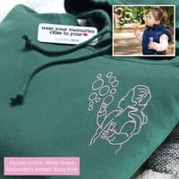 Personalised Embroidered Photo Hoodie
