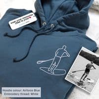 Personalised Embroidered Photo Hoodie