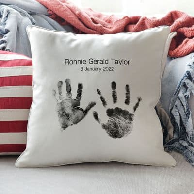 Personalised Handprint Cushion