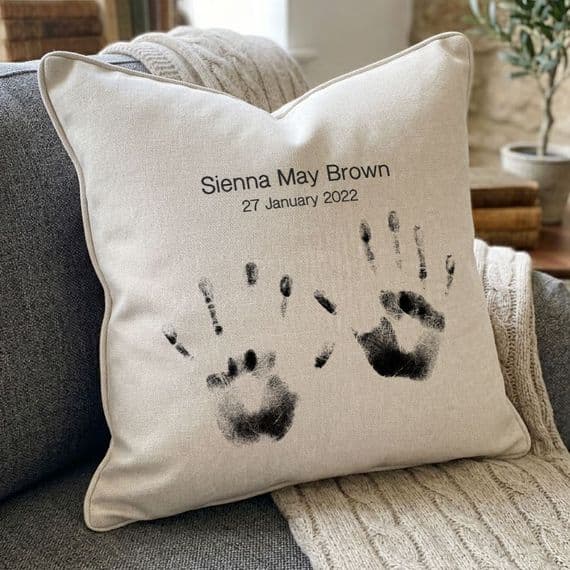 Personalised Handprint Cushion