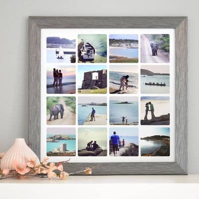 Personalised Photo Collage Canvas Or Print