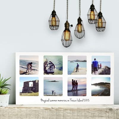 Personalised Photo Collage Landscape Art