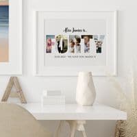 Personalised Photos Inside Forty Birthday Collage