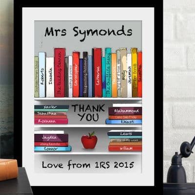 Personalised 'Thank You Teacher' Art