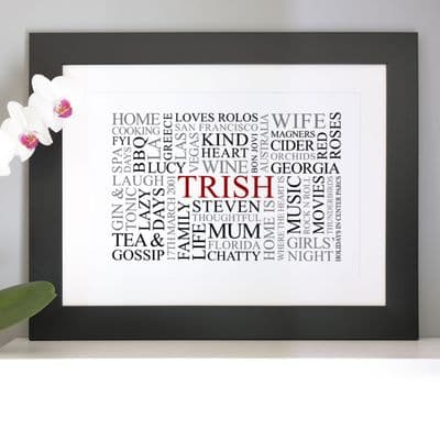 Personalised Word Art
