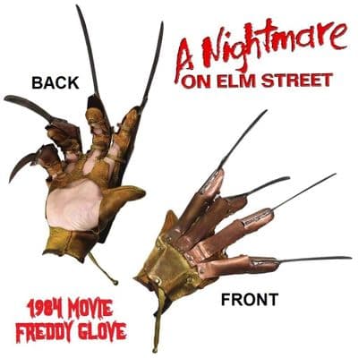 A NIGHTMARE ON ELM STREET 1984 PROP REPLICA GLOVE FROM NECA